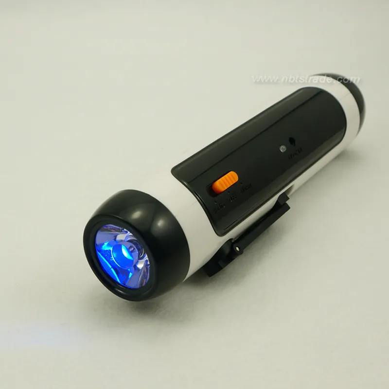 Radio Alarm Power Bank Traveller Outdoor Flashlight