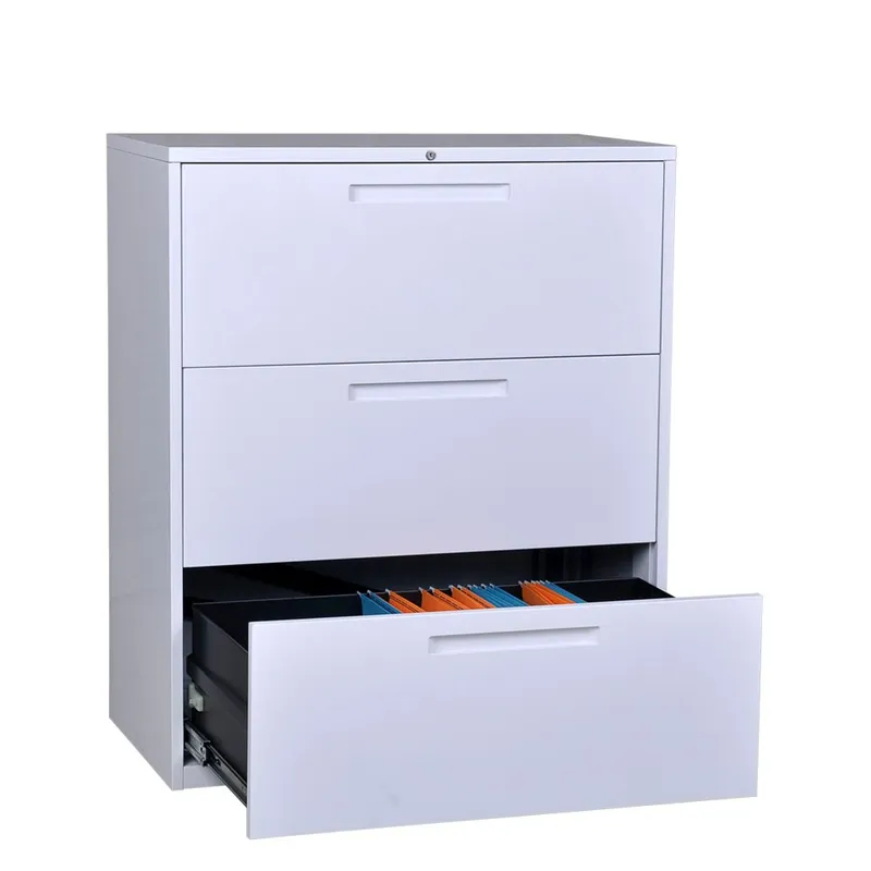 Morden Office Furniture 100% Door Open Steel 3 Drawers Filing Cabinet