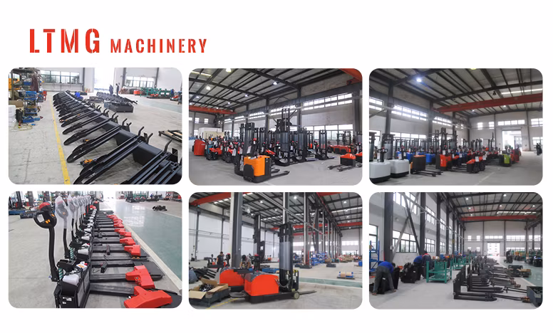 Small Electric Pallet Lifter 1000 Kg 1.5 Ton Battery Operated Stacker for Sale