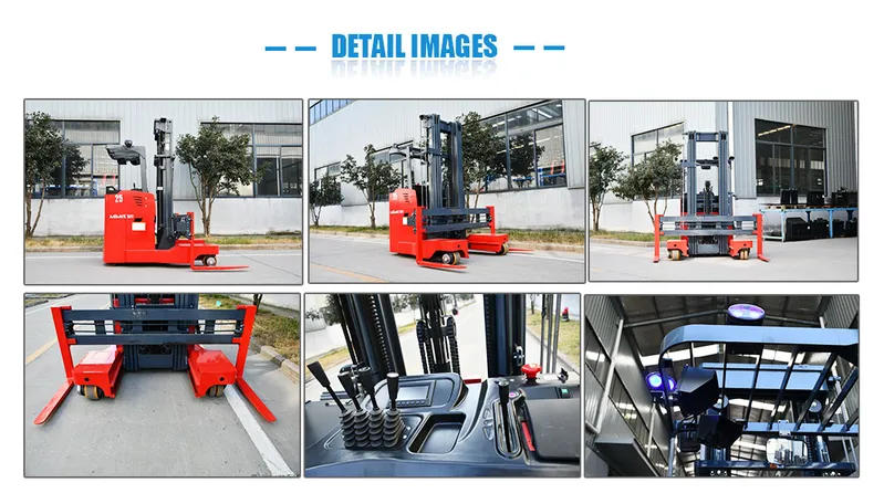 Great High Position Speed Limit Electric 4 Directional Forklift