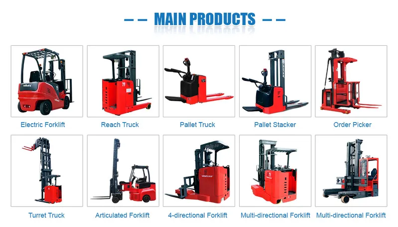 Well-Made High Position Speed Limit Electric 4 Directional Forklift