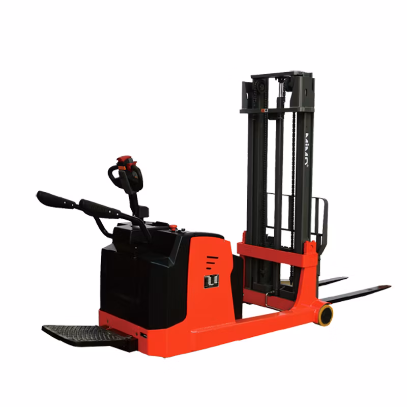 Factory Direct 1000kg Battery Pallet Lifter Stacker for Single and   Double Pallet