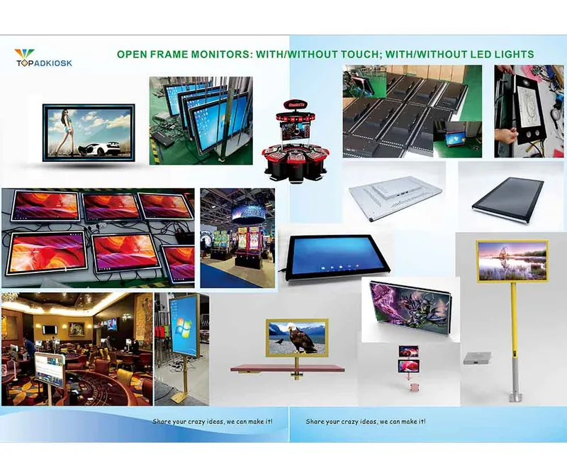 Stretched LCD Display Stretched LCD Screen Ultra Wide LCD Display for Supermarket Shelves