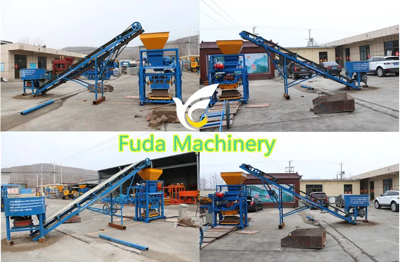 Qt40c-1 Concrete Hollow Block Molding Machine, Cabro Brick Making Machine Kenya