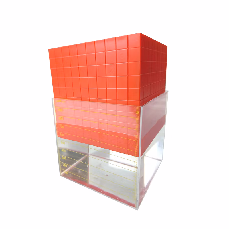 Plastic Educational Linking Base Ten Block
