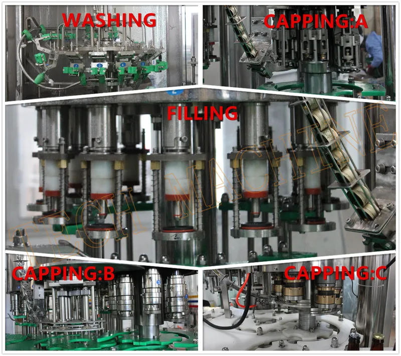 Hot Sale Glass Bottle Juice Hot Filling Machine