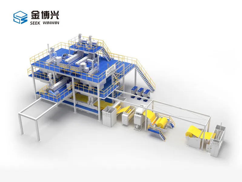 SMS Non Woven Fabric Making Machine Line Melt Blown Machine