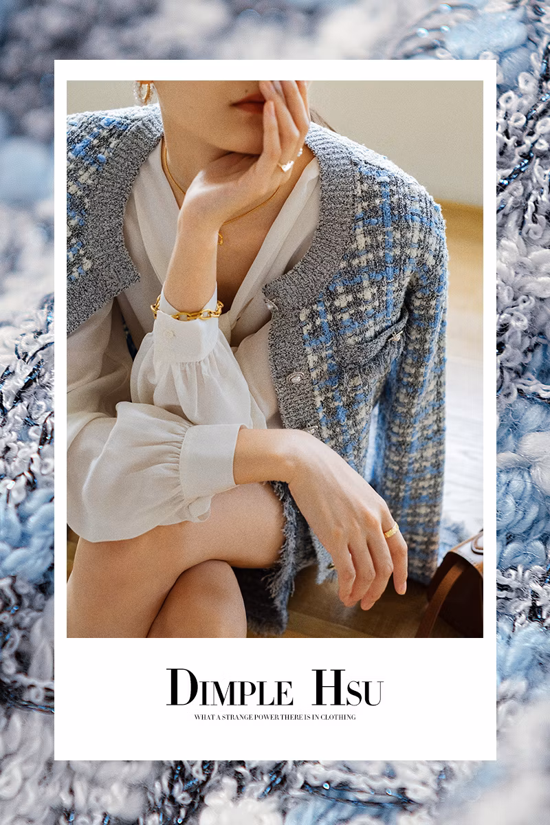 Fashion Ladies Knitted Cardigan with Viscose Sweaters