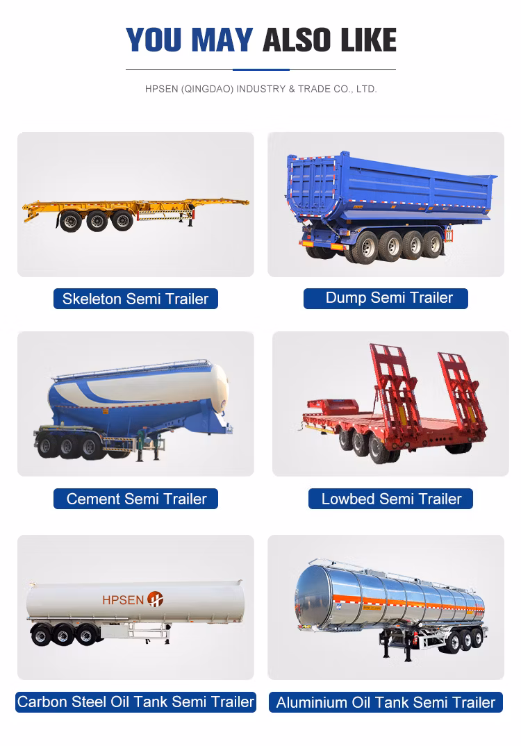 Flat Bed Container 3 Axles 60ton Flatbed Semi Trailer