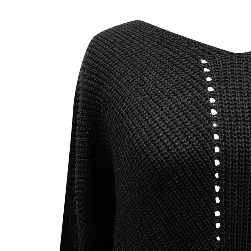Women Fashion Clothes Casual Wear Loose Knitted Wool Intarisa Sweaters