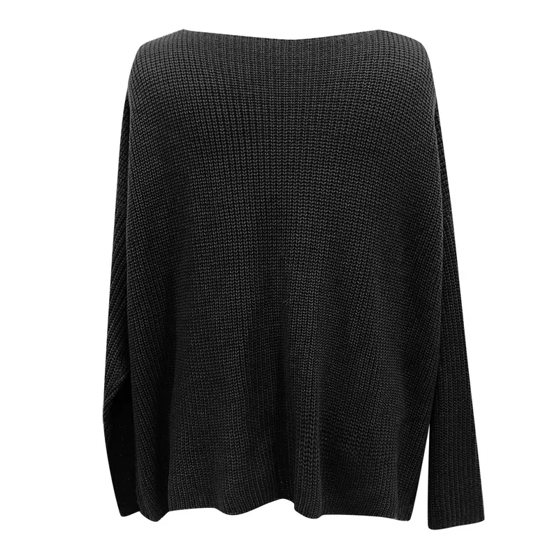 Women Fashion Clothes Casual Wear Loose Knitted Wool Intarisa Sweaters