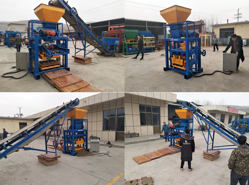 Qt40c-1 Concrete Hollow Block Molding Machine, Cabro Brick Making Machine Kenya