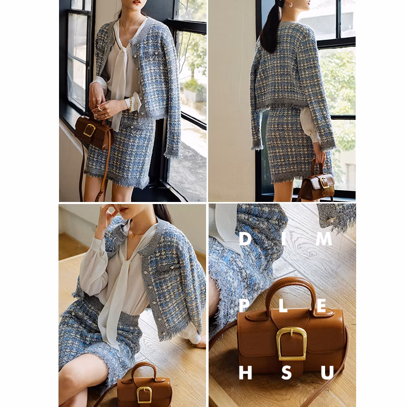 Fashion Ladies Knitted Cardigan with Viscose Sweaters