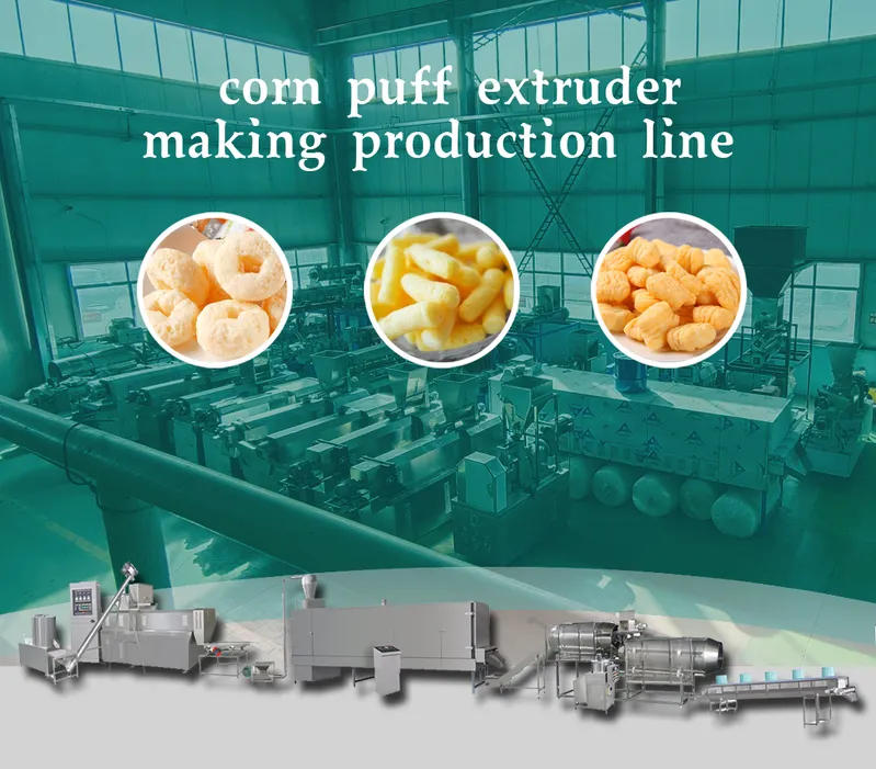 snacks making machine puff snack making production line