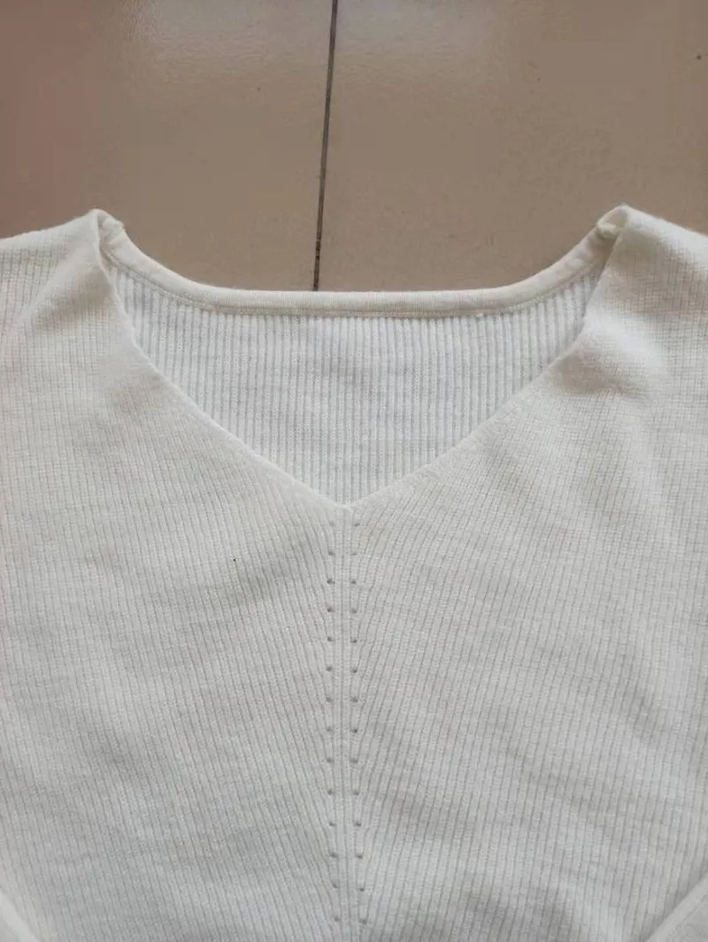 Hot Sale Women Sweaters V-Neck Pullover Long Sleeves