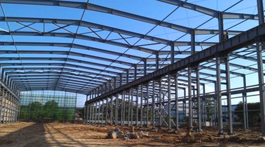 Prefab Insulated Steel Structure Warehouse and Workshop for Africa