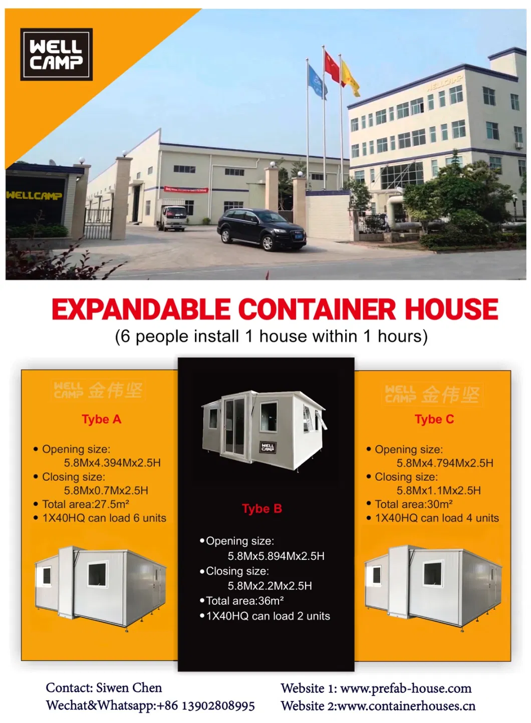 Luxury Expandable House Container House Family Living Style