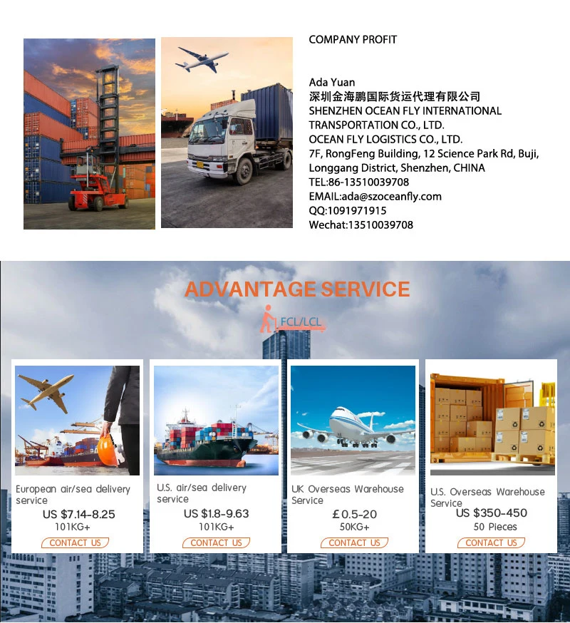 Ocan Fly Logistics Shipping Container Special Custom FCL/20gp/40gp/40hq Shipping Container Reefer Container