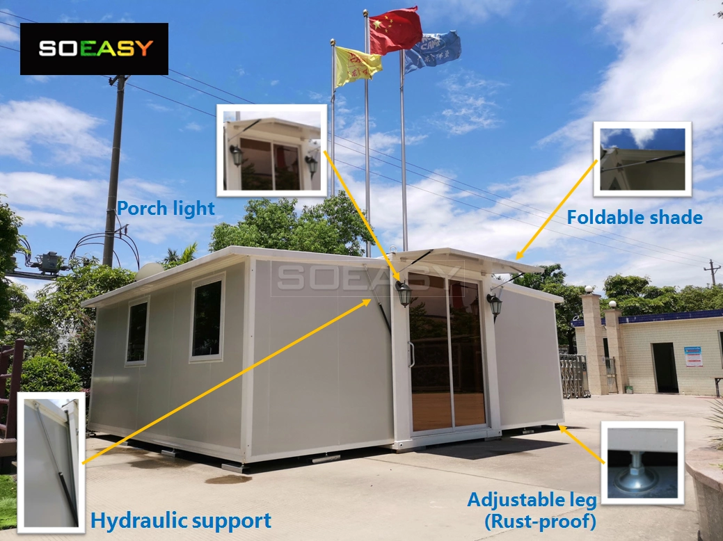Australia Standard Expandable Container House Two Bedroom Design