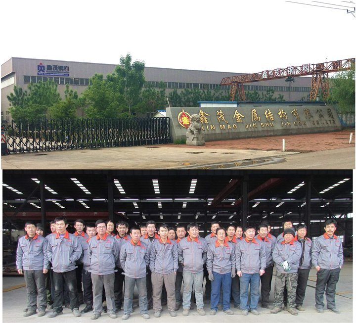 China Prefab Steel Structure Warehouse with Crane