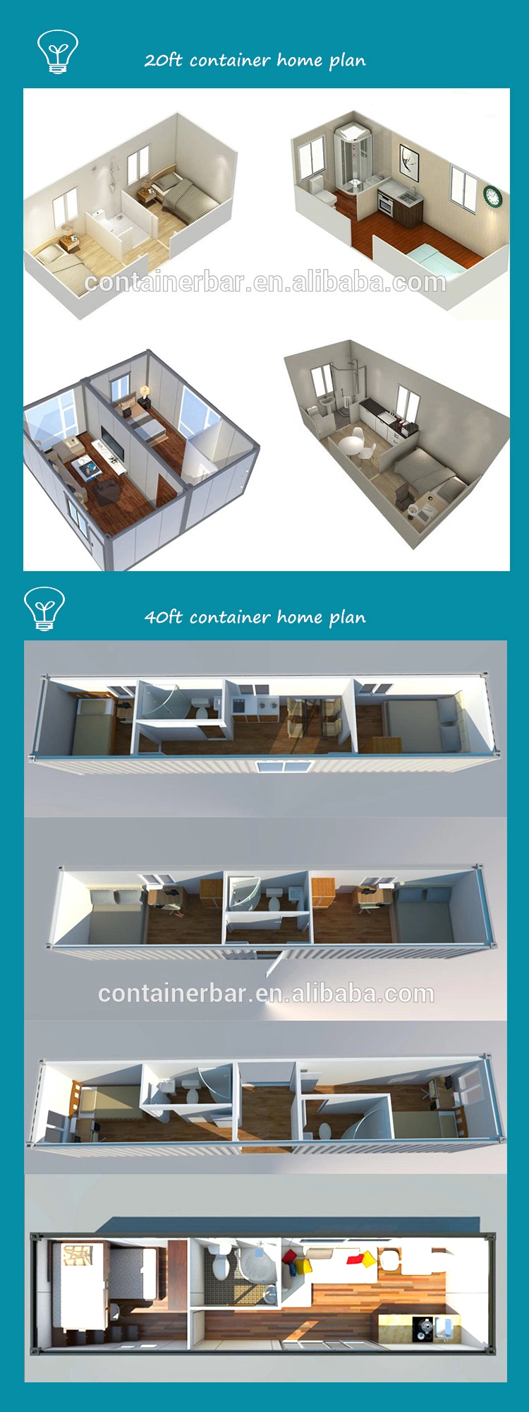 Prefab Container House Flat Pack Container Buildings