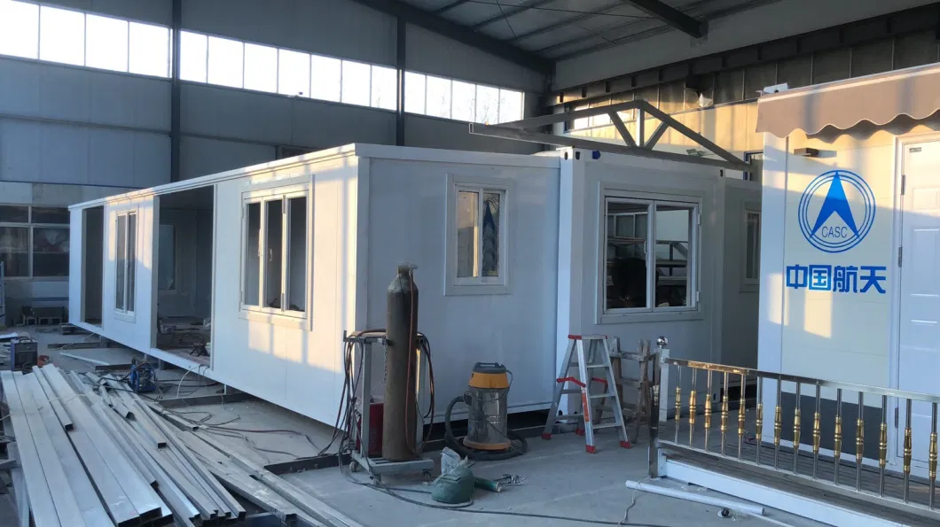 Hysun 2 Bedroom Expandable Container House 20FT/40FT Mobile House with Solar En 40 Feet Prefab Expandable Container Home