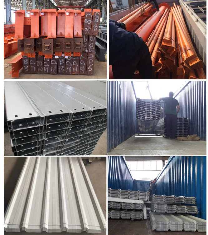 Prefabricated Light Weight Steel Framing Industrial Structure Safety Storage Warehouse