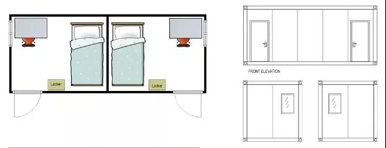 Complete Container Home/Storage House Container Home