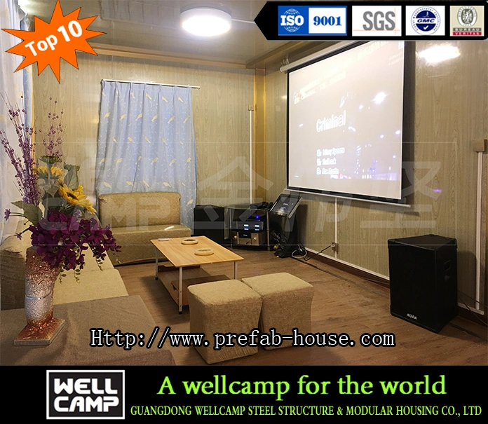 Two Stories Loft Style Prefabricated Container Villa Luxury Container House