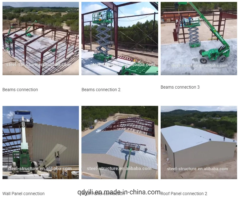 Warehouse Steel Frame Light Steel Structure Prefabricated Steel Warehouse for Sale