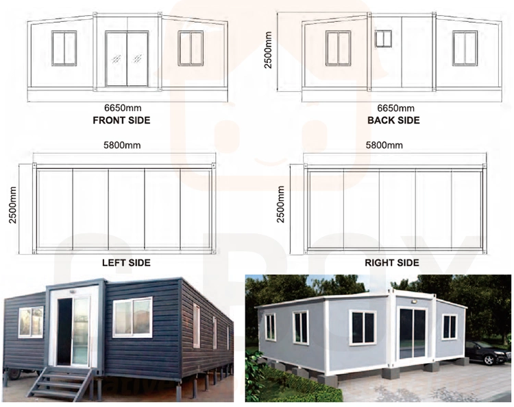 Prefabricated Emergency Clinic Container House Expandable Container Hospital