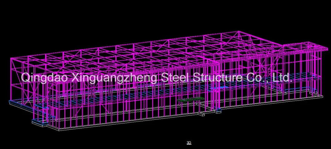 Steel Structure Building Plans Price Prefabricated Pre Engineered Metal Auto Repair Showroom Warehouse Design for Sale