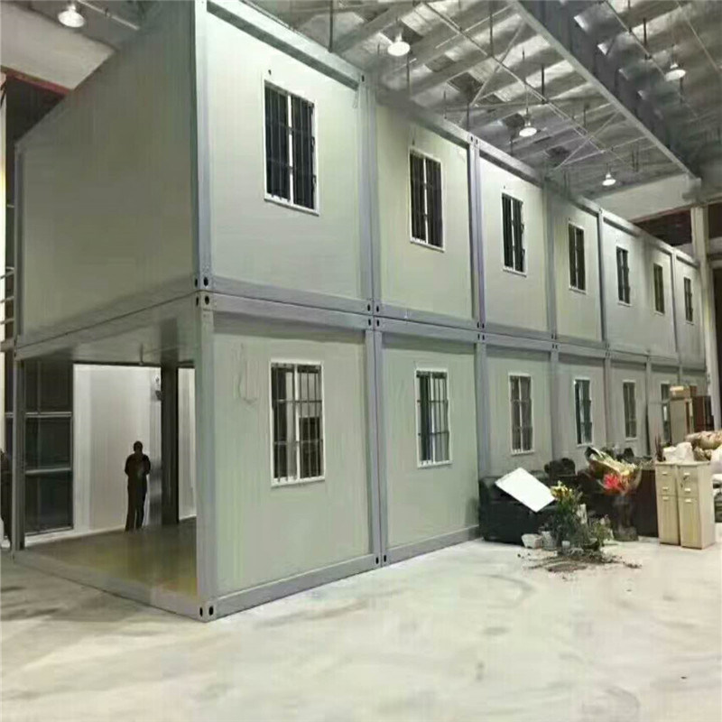 Prefab/ Prefabricated Low Cost Two Storey School Classroom Container House