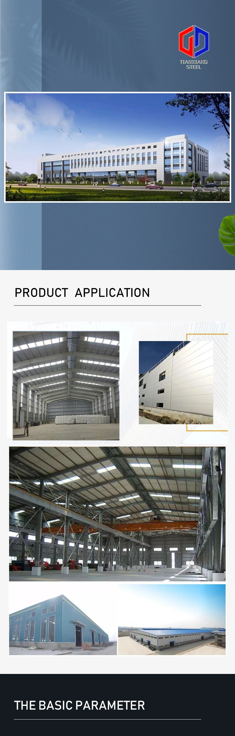 Durable Cheaper Price Prefab Factory Building Large-Span Steel Structure Factory Building Workshop