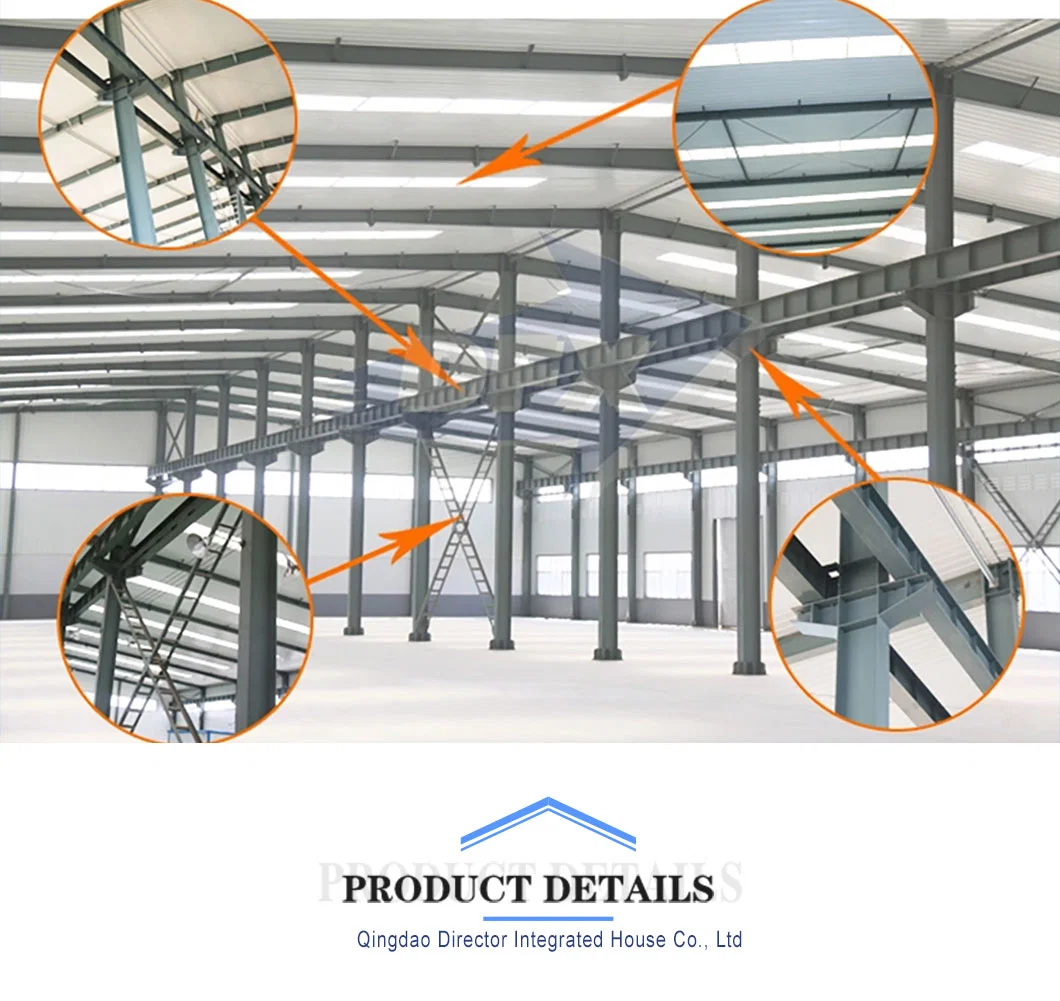 American Standard Prefabricated Steel Structure Building Garage Equipment and Tools Workshop
