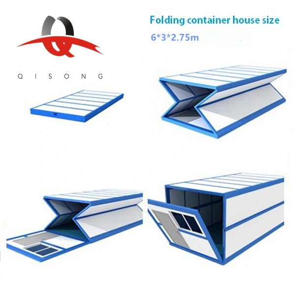 Qisong Labour Office Building Loft Folding Storage Container House Modular Home House