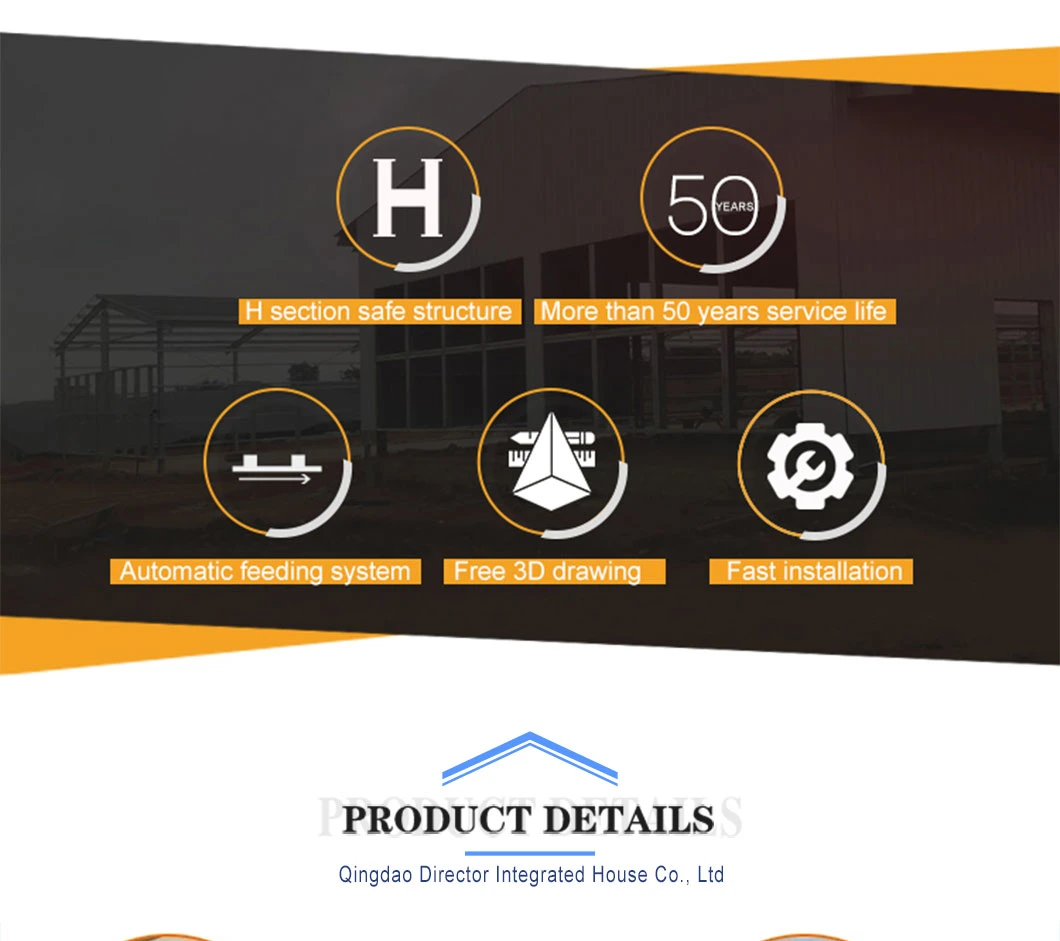 American Standard Prefabricated Steel Structure Building Garage Equipment and Tools Workshop
