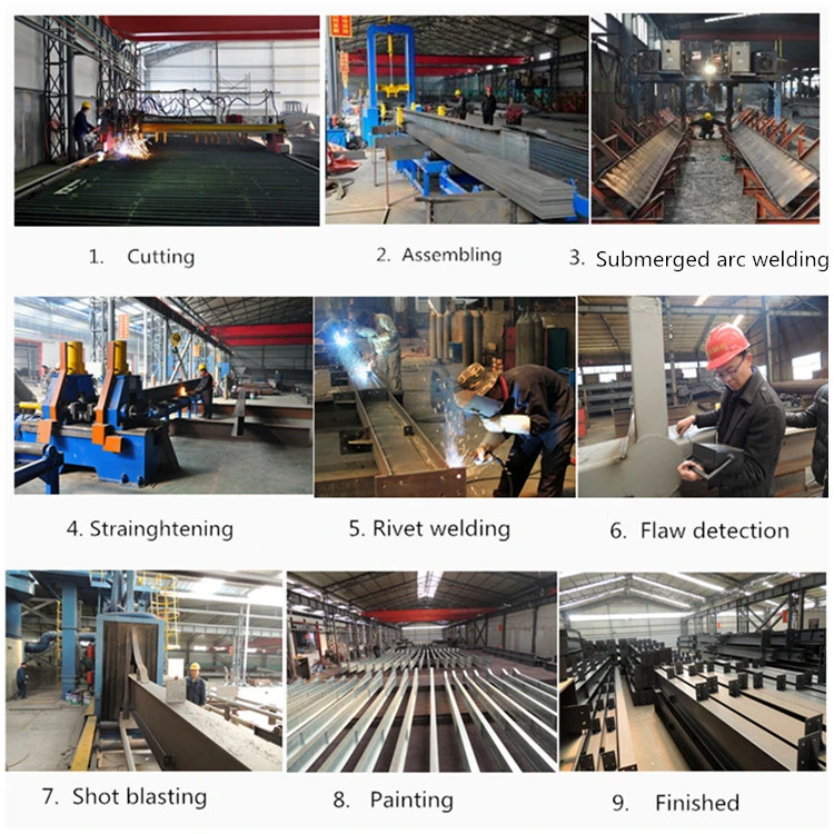 Steel Warehouse Steel Workshop Material Steel Beam and Column