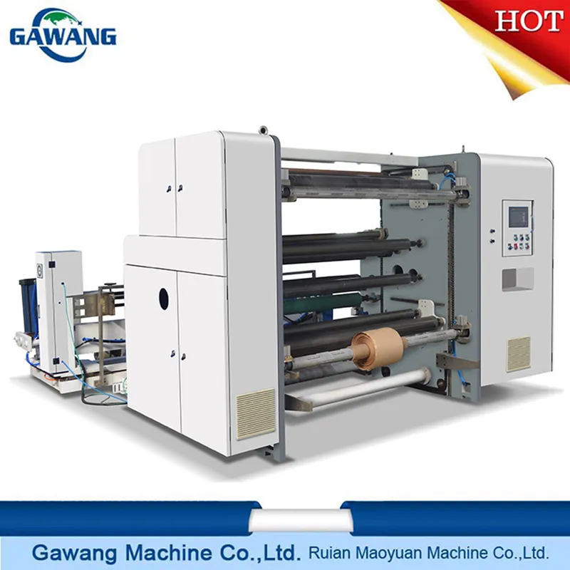 Easy Operated	Paper Roll Rewinding Machine with Turret Rewinder