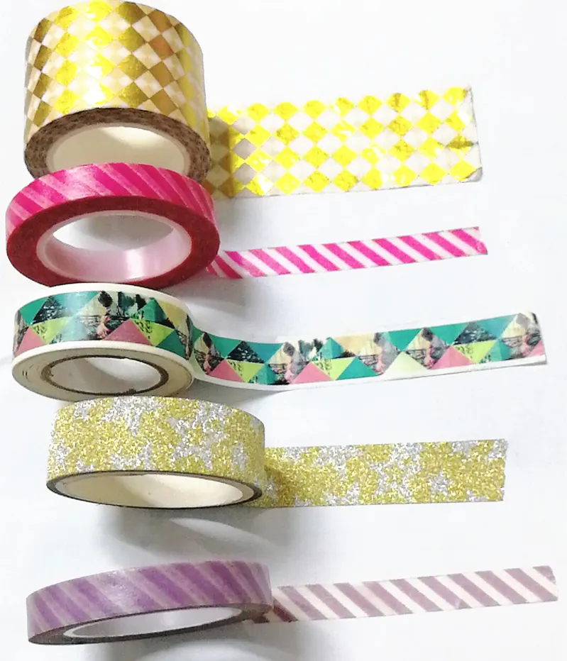 More Choice Use for Gift Wrapping Beautiful Color Washi Tape