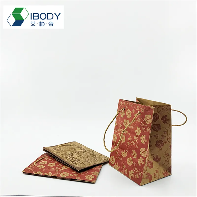 Fast Delivery 200GSM Art Cosmetic Paper Bag with Ribbon Handle