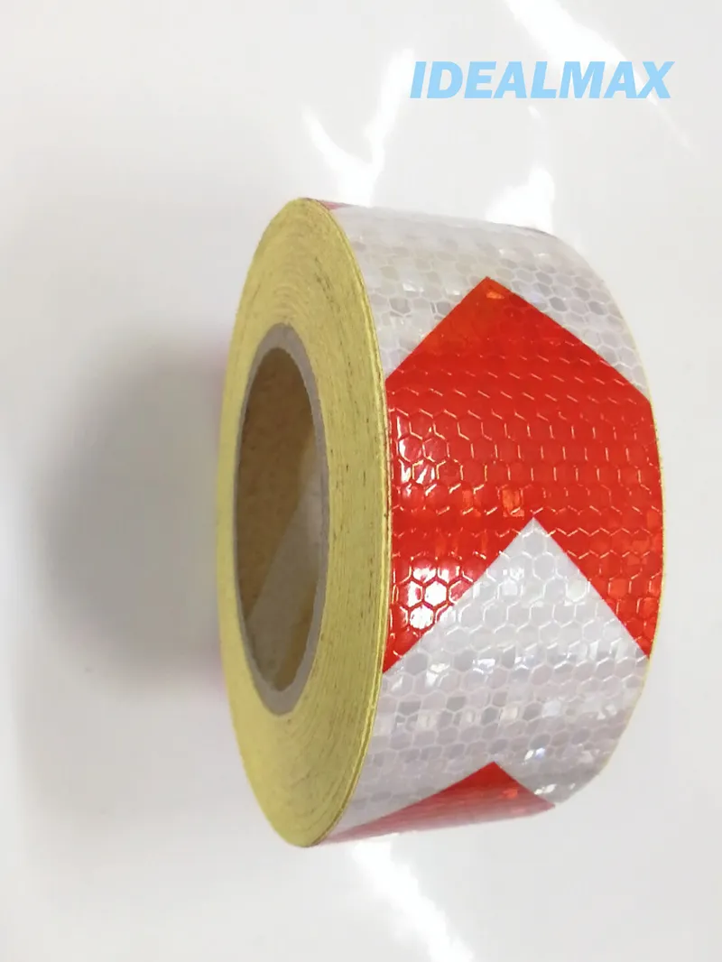 Reflective Tape for Vehicle Body, Truck Body Reflective Sticker Red and White