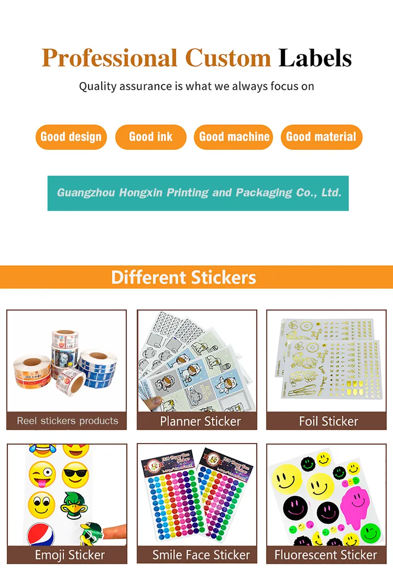 Custom Decals, Hemispherical Paper Labels, Stickers, Barcodes or Stickers