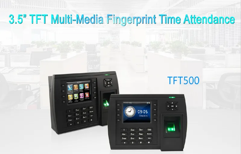 Fingerprint Time Attendance System Biometric Fingerprint Reader TCP / IP (TFT500)