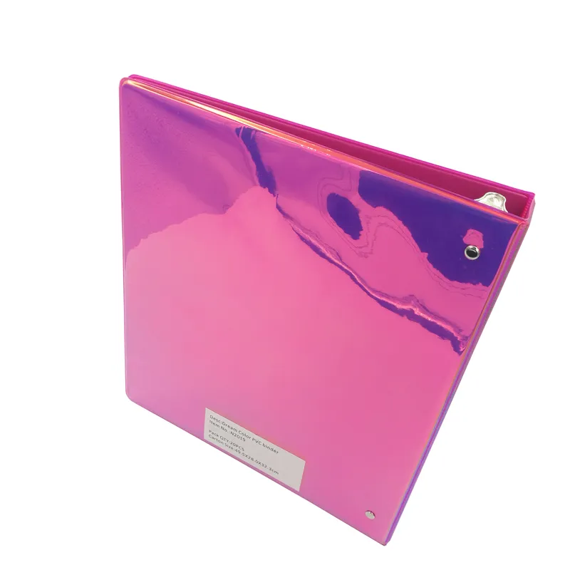 A4 Handmade Classified Paper File Folder 3o Document Folder Pink Durable Hardcover Clipboard Folder