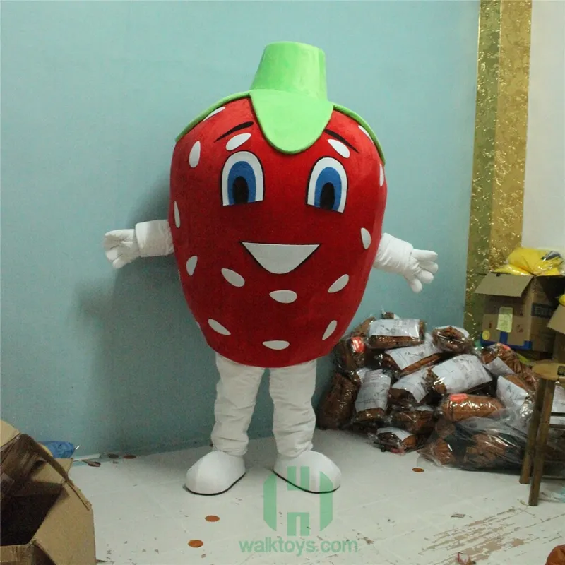 High Quality Strawberry Cartoon Character Mascot Costume Fruit