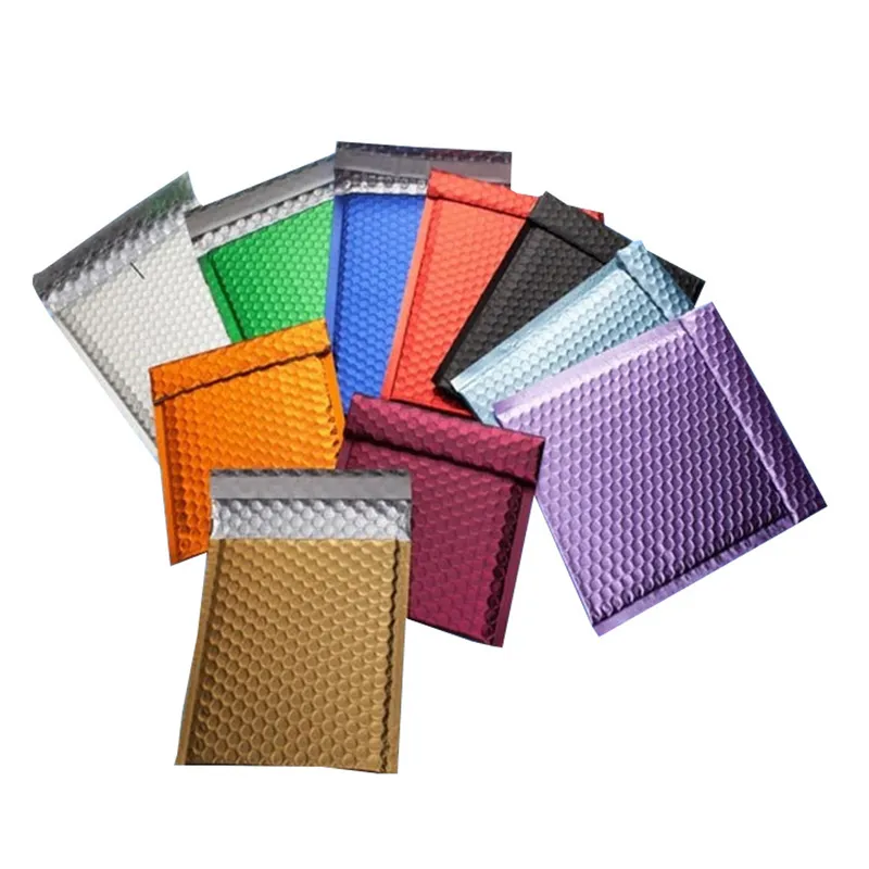 Custom Printed Top Grade Quality Colored Poly Bubble Mailers