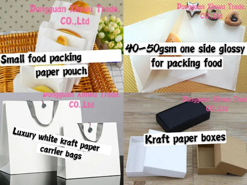 Virgin Bleached White Kraft Paper Eco Friendly for Kraft Paper Envelopes