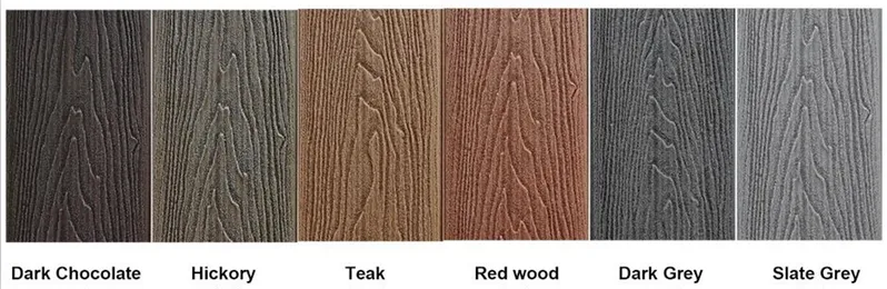 Hot Selling Natural Wood Texture 3D Embossing Decking