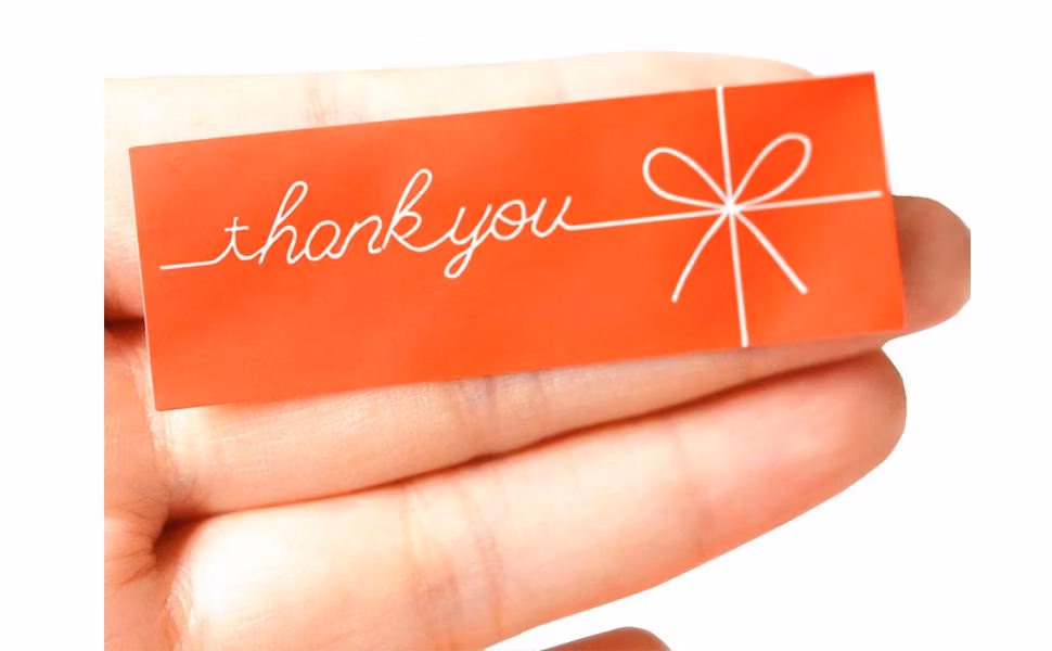 Thank You Stickers Use in Christmas Stickers for Envelopes and Stickers Thank You Small Business (300)